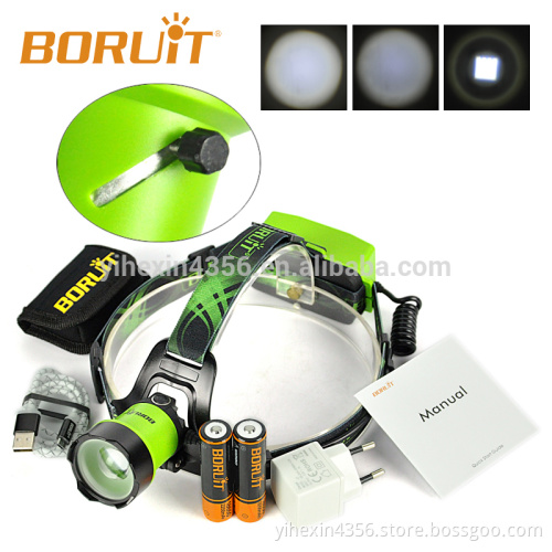 Best Quality USB Rechargeable CREE LED Camping Headlamp